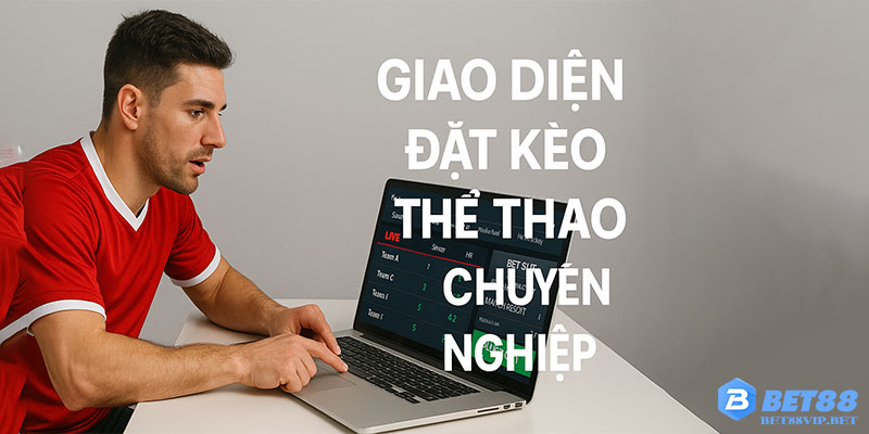 Giao diện đặt kèo thể thao chuyên nghiệp